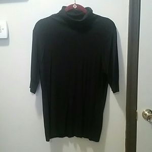 Liz Claiborne Short Sleeve Turtleneck Shirt